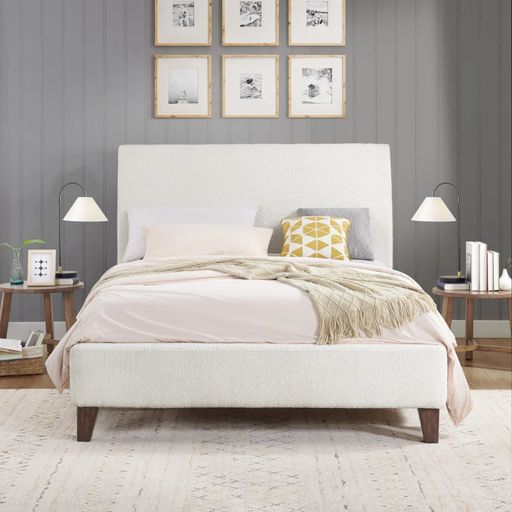 Harper Ridge – Lit recouvert de tissu bouclé