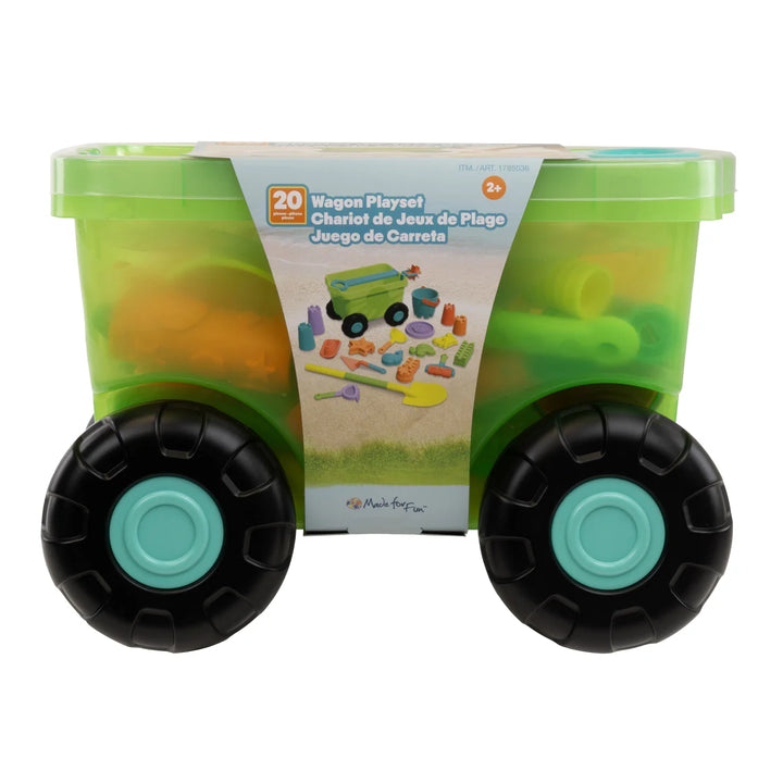Made for fun - Chariot de jeux de plage, 20 pièces