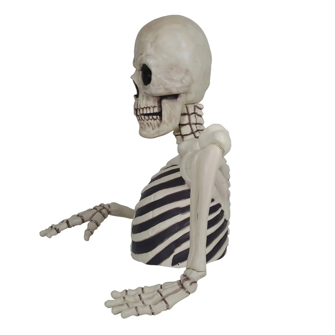 Squelette géant révolutionnaire d'Halloween avec yeux LCD