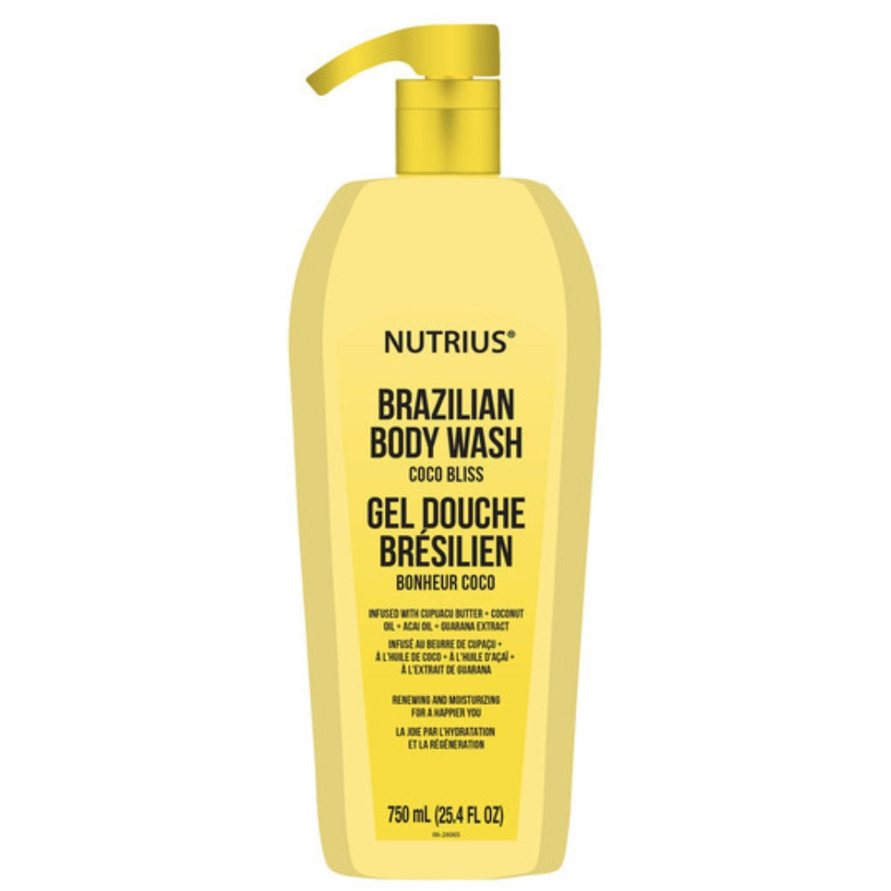 Nutrius - Brazilian Shower Gel, 750 mL