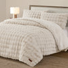 FRYE - Ensemble de couette en fausse fourrure, 3 pièces