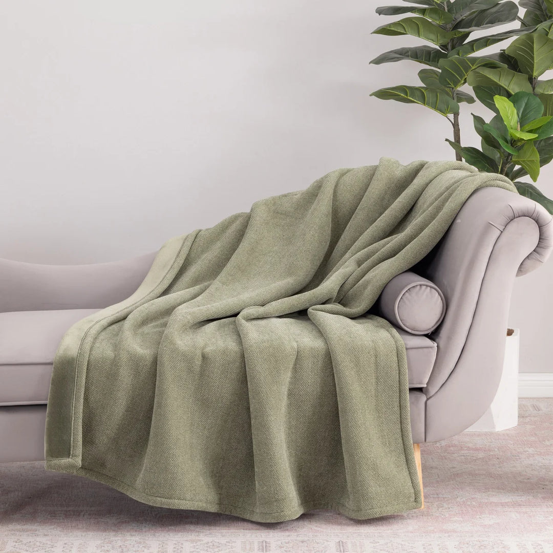 Berkshire Chenille Knit Throw