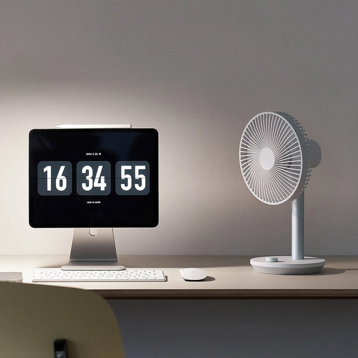Lumena - Ventilateur de bureau sans fil, paquet de 2, 17,78 cm (7 po)