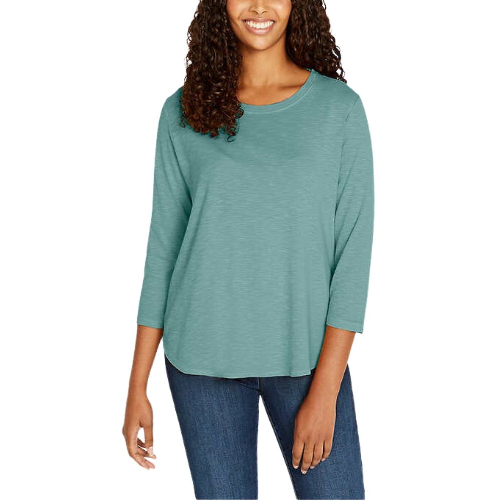 Kirkland Signature 3/4 Sleeve Slub Tee
