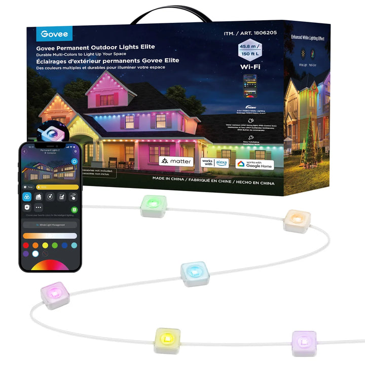 Govee - Éclairages d'extérieur permanents Elite