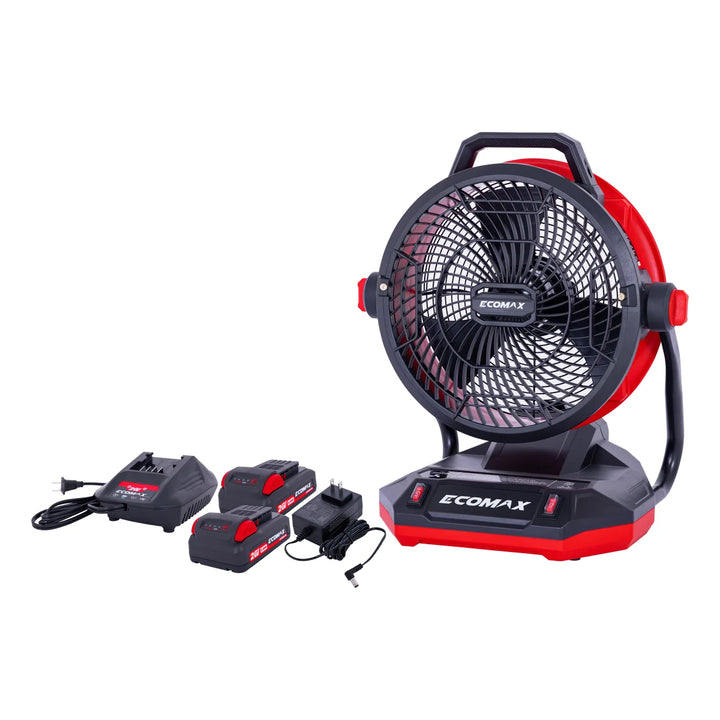 Ecomax - Ventilateur brumisateur de 30 cm