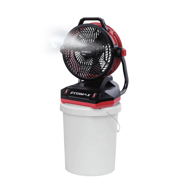 Ecomax - Ventilateur brumisateur de 30 cm