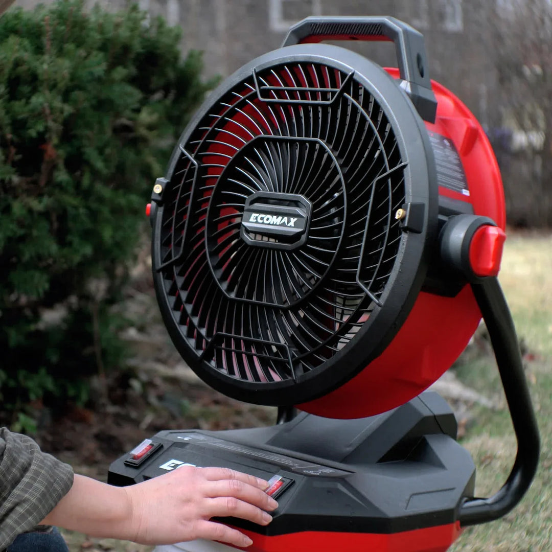 Ecomax - Ventilateur brumisateur de 30 cm