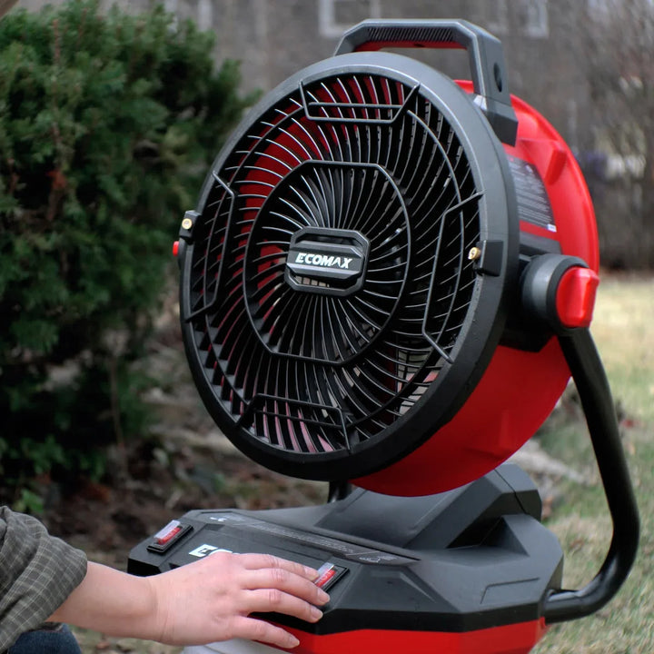 Ecomax - Ventilateur brumisateur de 30 cm