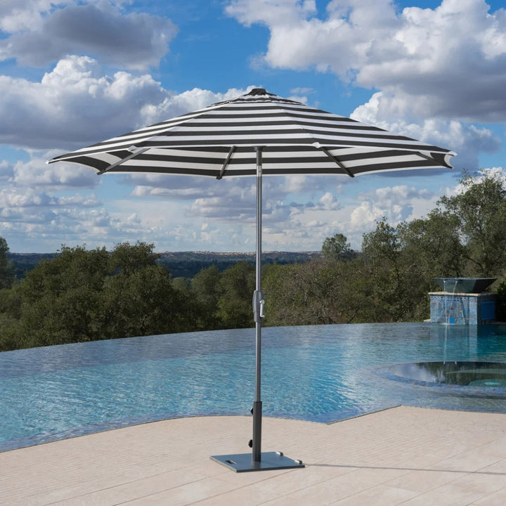 SunVilla - Parasol de marché 10 pi à inclinaison automatique