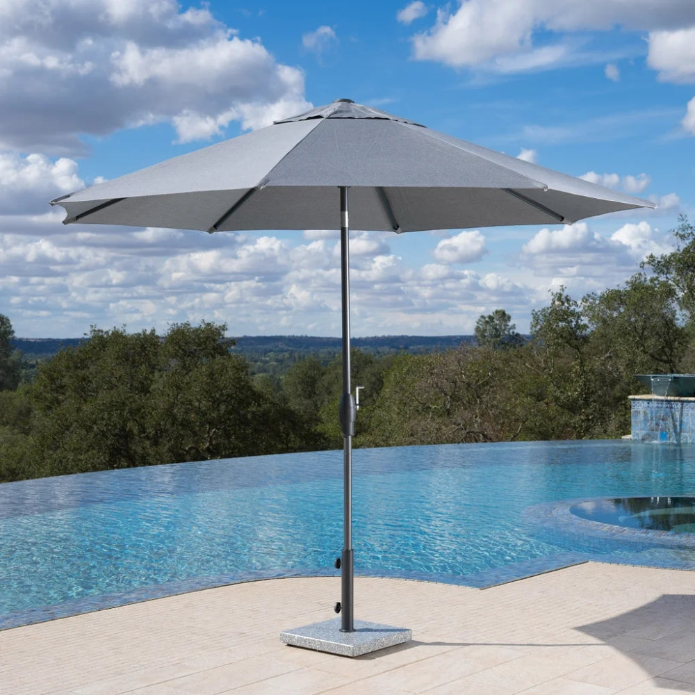SunVilla - Parasol de marché 10 pi à inclinaison automatique