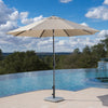 SunVilla - Parasol de marché 10 pi à inclinaison automatique