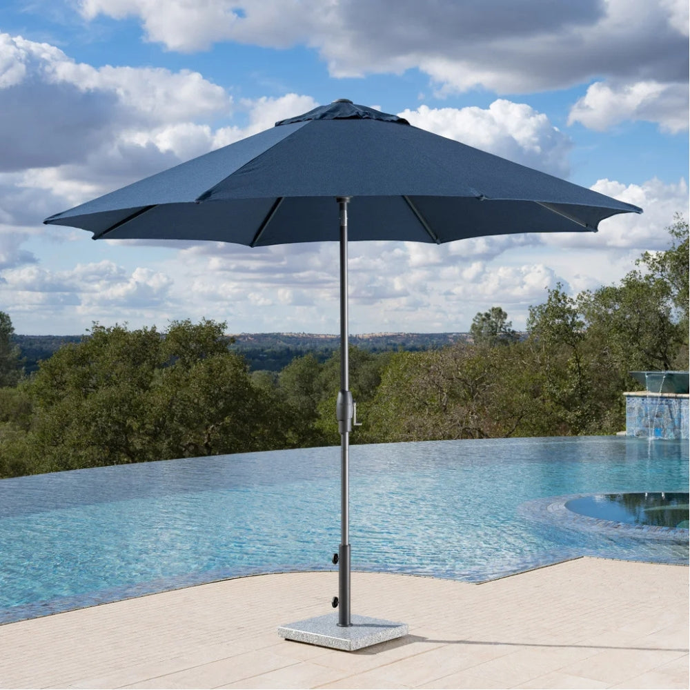 SunVilla - Parasol de marché 10 pi à inclinaison automatique