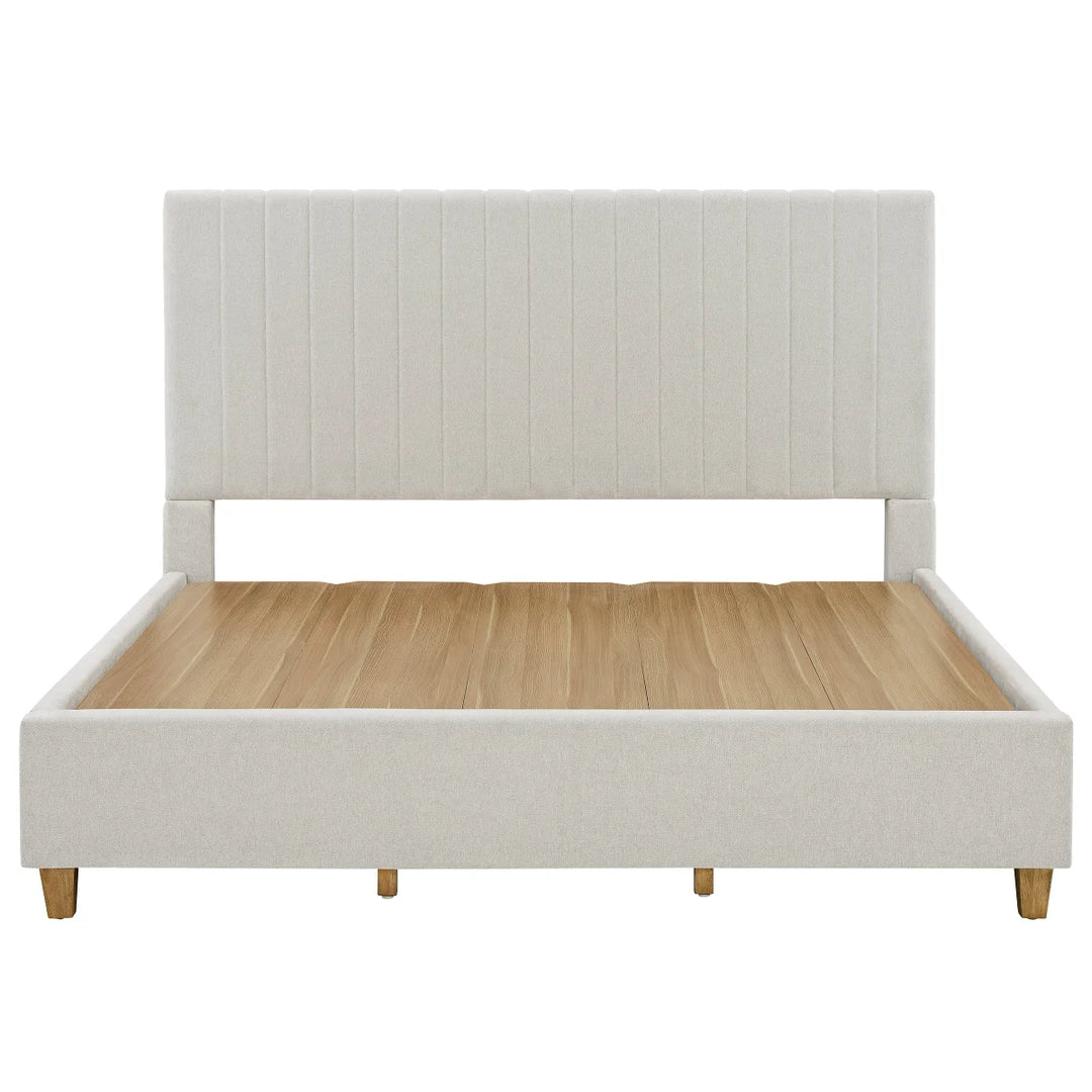 Thomasville – Très grand lit recouvert de tissu