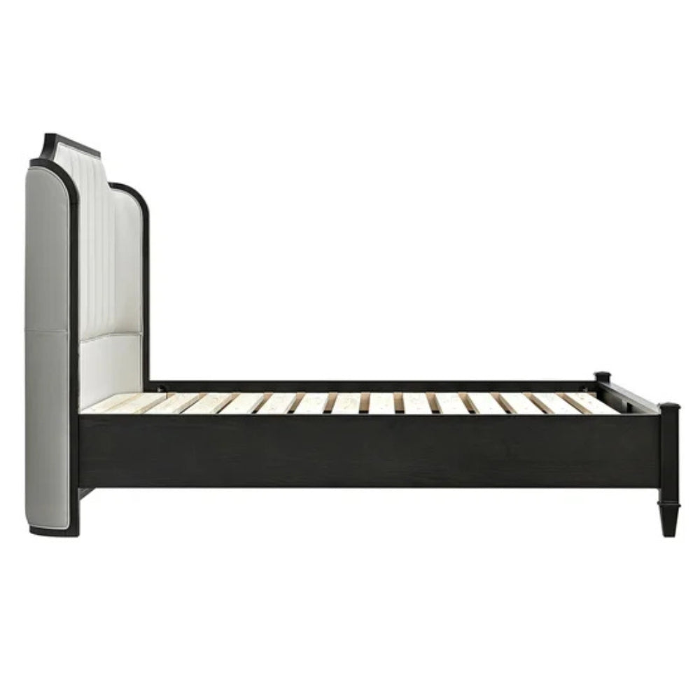 Moran Home - Lit en cuir pleine fleur Monarch