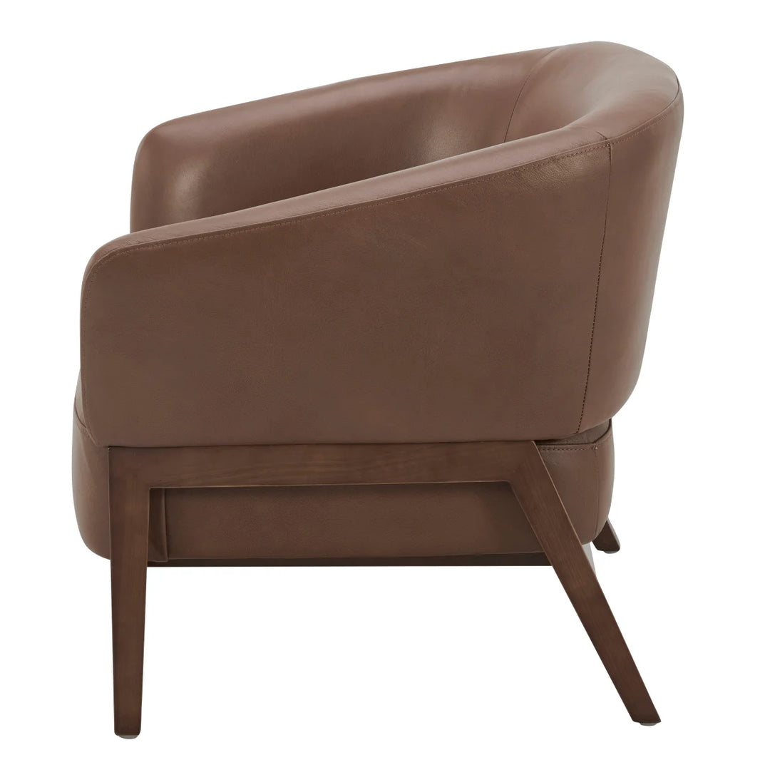 Aiden & Ivy - Fauteuil en cuir pleine fleur