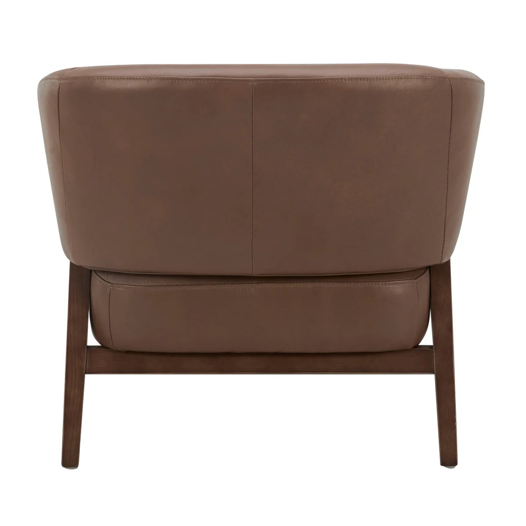Aiden & Ivy - Fauteuil en cuir pleine fleur