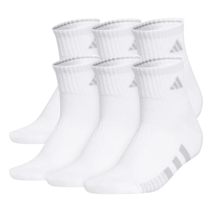 Adidas - Chaussette un quart matelassée, 6-paires