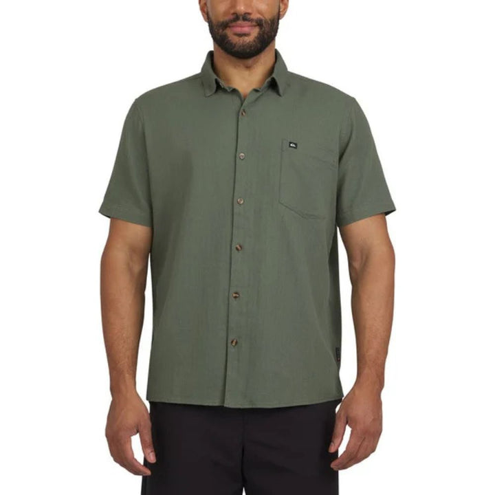 Quicksilver - Chemise à manches courtes à chevrons