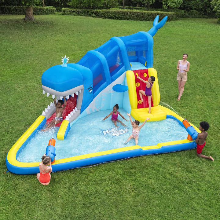 H2OGO! - Parc aquatique gonflable géant pour enfants Whales 'n Waves