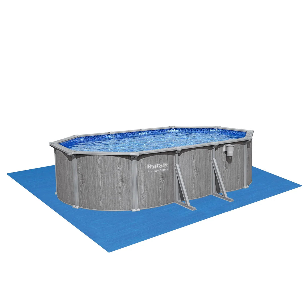 Bestway - Piscine hors terre ovale de 5,50 m (18 pi)