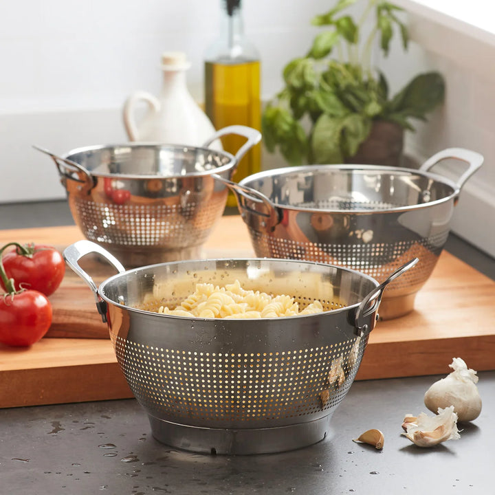 MIU 3-Piece Stainless Steel Colander Set