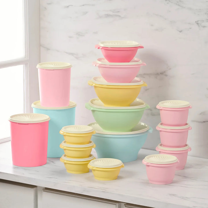 Tupperware - Ensemble de contenants alimentaires collection d'héritage