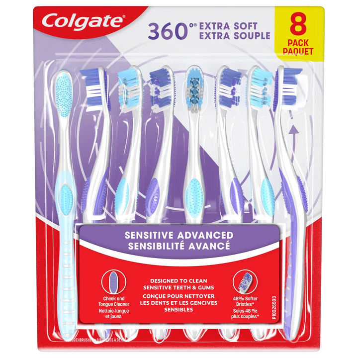 Colgate - Paquet de brosses à dents sensibilité avancée