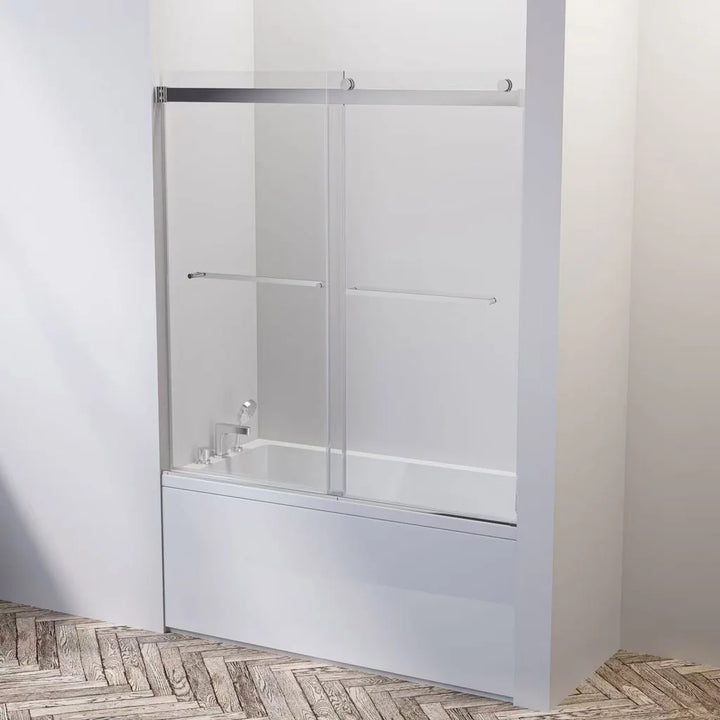 Hydro Vision - Porte de baignoire coulissante réversible sans cadre Kronos 60 po