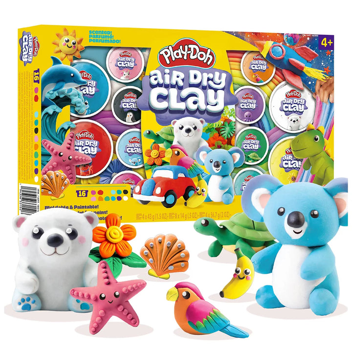 Play-Doh - Assortiment de pâte à modeler variée et autodurcissante