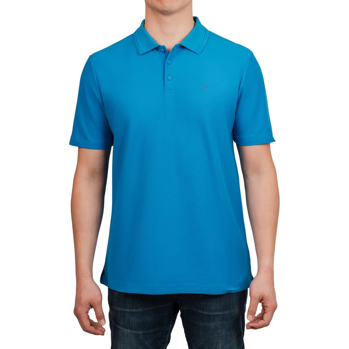 Benetton - Polo à manches courtes en tissu piqué