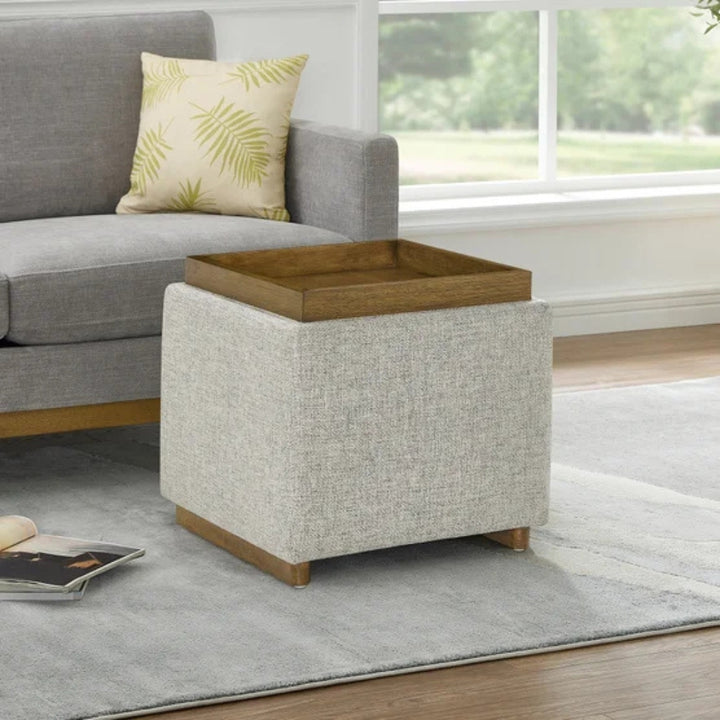 Thomasville - Pouf de rangement en tissu