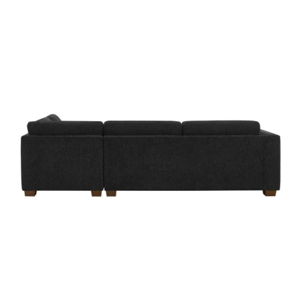 Thomasville – Sectionnel en tissu 3 pièces avec pouf de rangement Walsen
