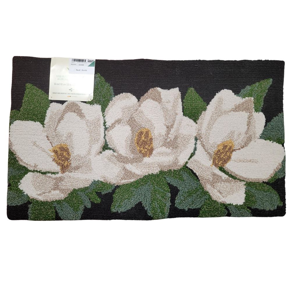 Tapis décoratif crocheté à la main