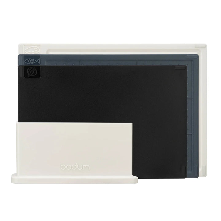Bodum Bistro 3-Piece Cutting Board Set with Holder