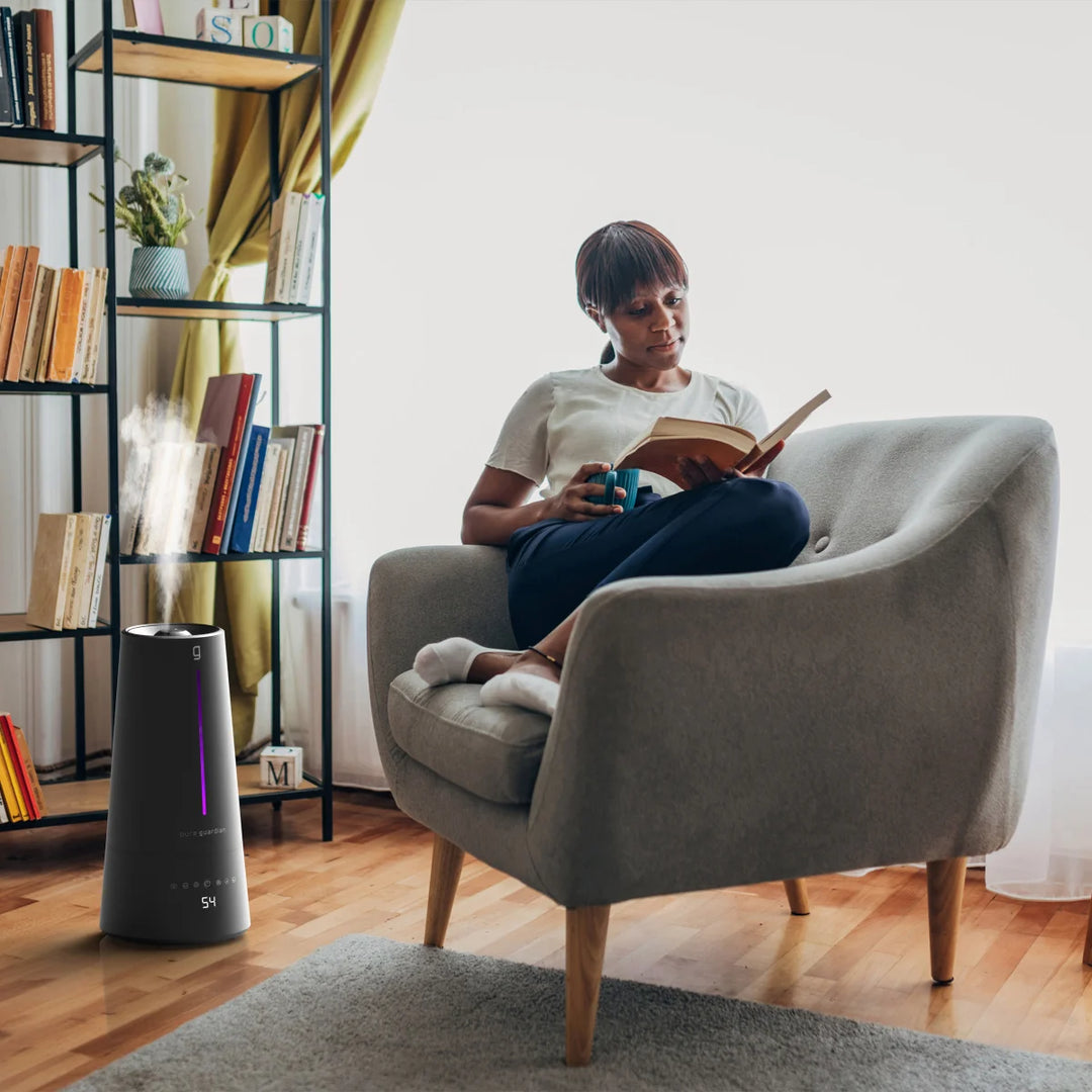 PureGuardian - Humidificateur ultrasonique à brume chaude ou froide