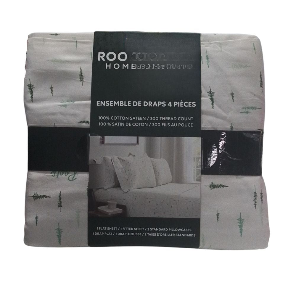 Roots 4-Piece Sheet Set