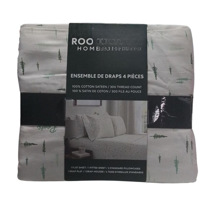 Roots 4-Piece Sheet Set