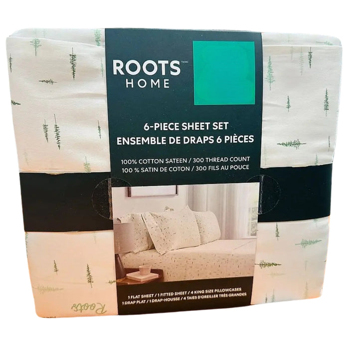 Roots 6-Piece Sheet Set