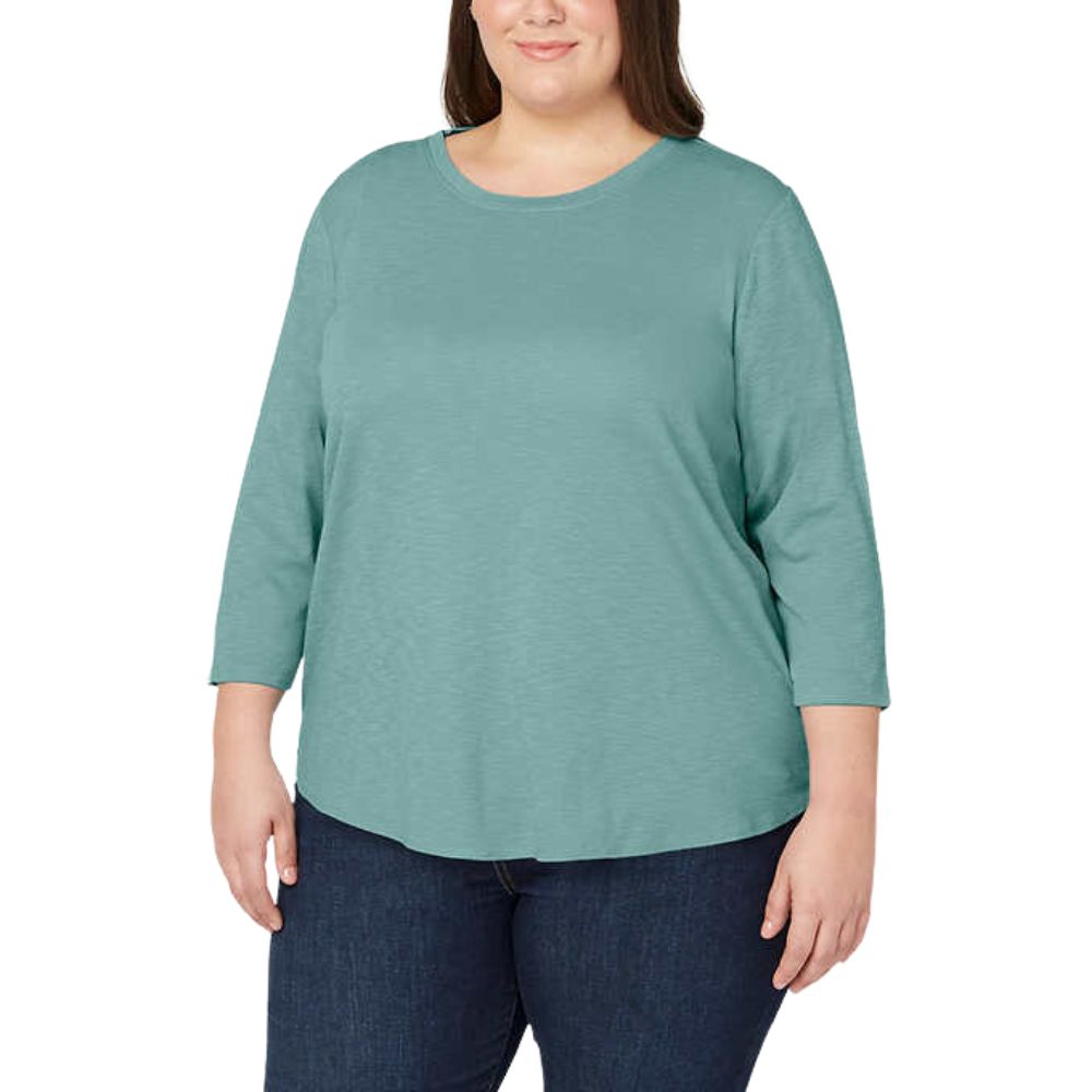 Kirkland Signature 3/4 Sleeve Slub Tee