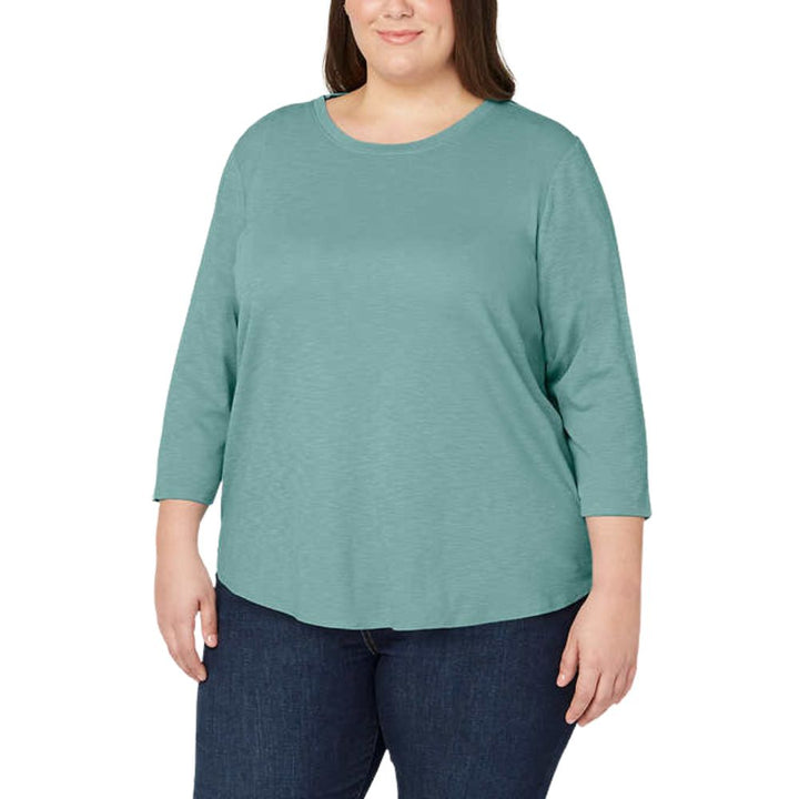 Kirkland Signature 3/4 Sleeve Slub Tee