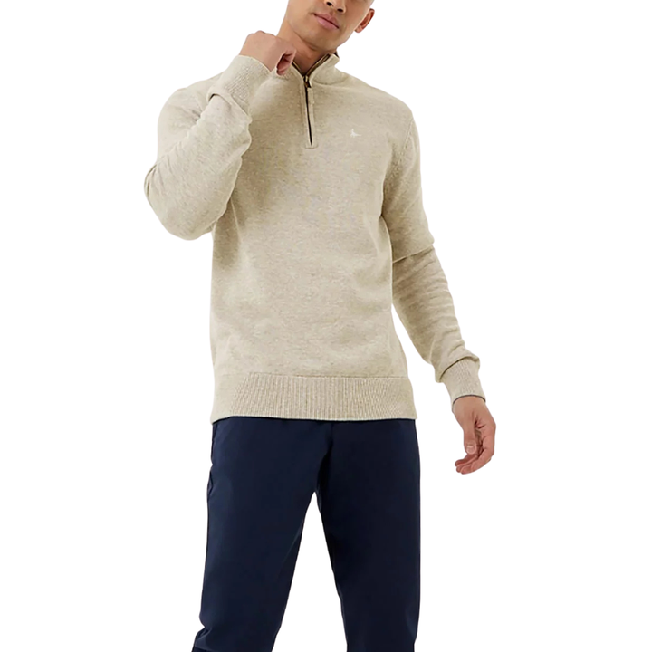 Jack Wills - Pull à col montant et demi-zip
