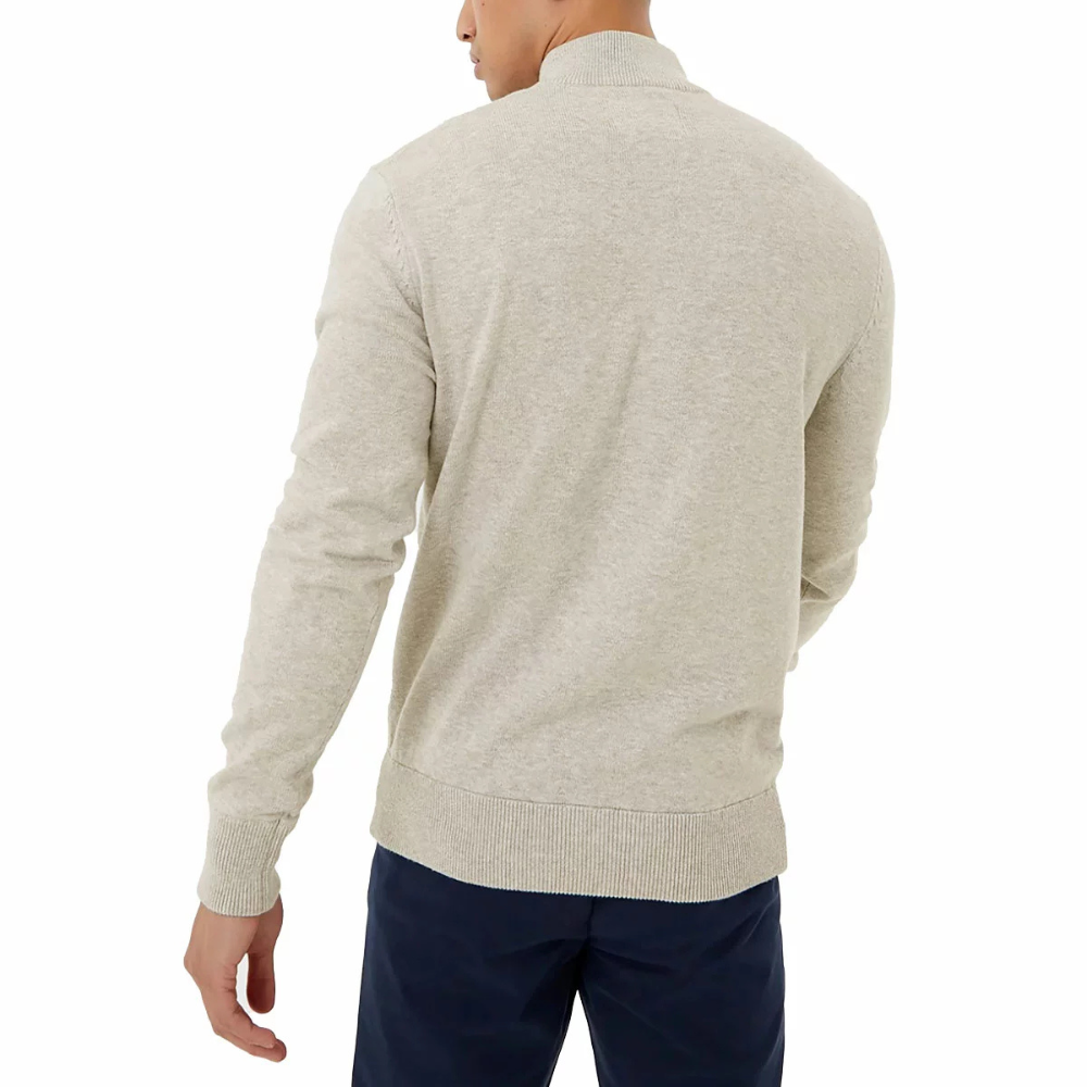 Jack Wills - Pull à col montant et demi-zip