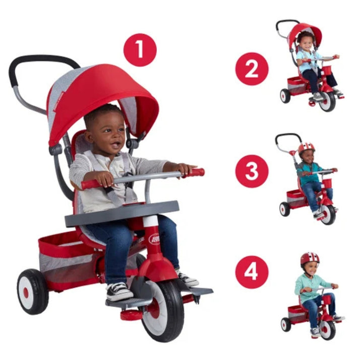 Radio Flyer - Tricycle 4-en-1 Stroll ‘N Trike