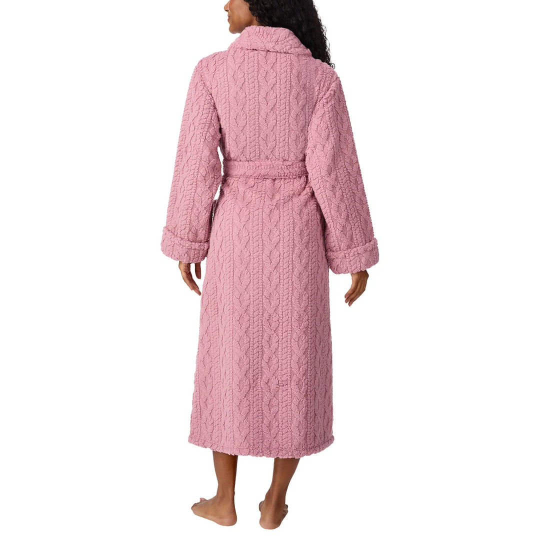 Room Service – Peignoir en jacquard torsadé