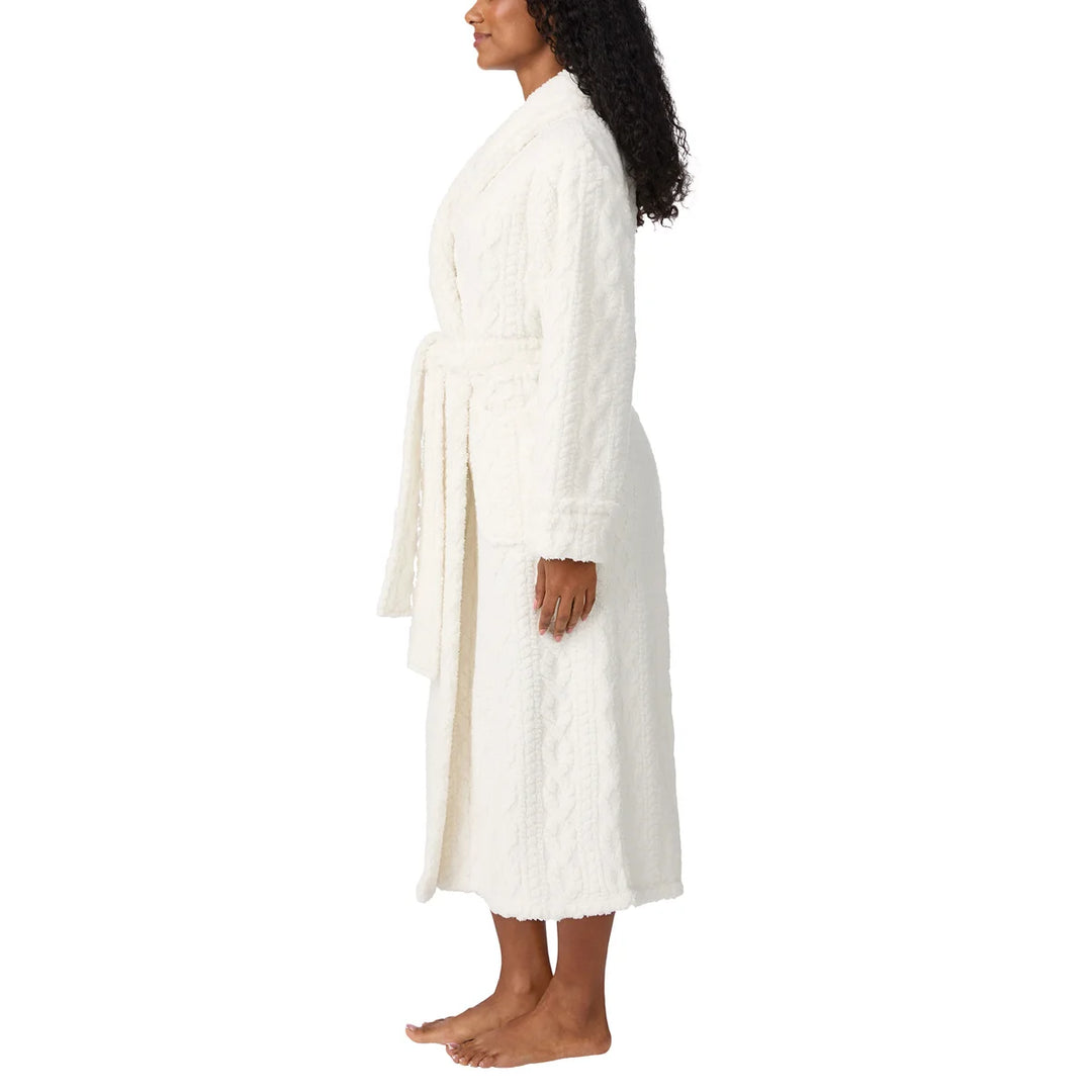 Room Service – Peignoir en jacquard torsadé