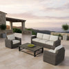 Veranda Classics - Ensemble de sièges de patio extérieur Salina, 4 pièces