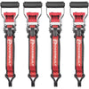 Powerbuilt - Ensemble de 4 sangles à cliquet de 3,8 cm × 4,8 m (1,5po × 16 pi)