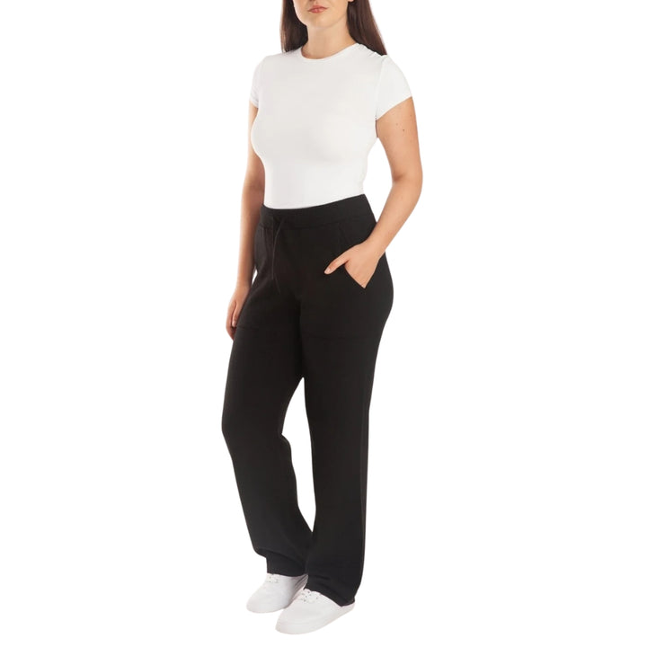 Lazypants - Pantalon droit en maille