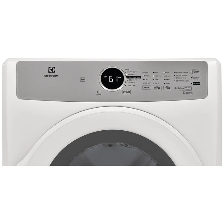 Electrolux Série 3 - Sécheuse à gaz blanche à chargement frontal de 27 po et 8 pi³